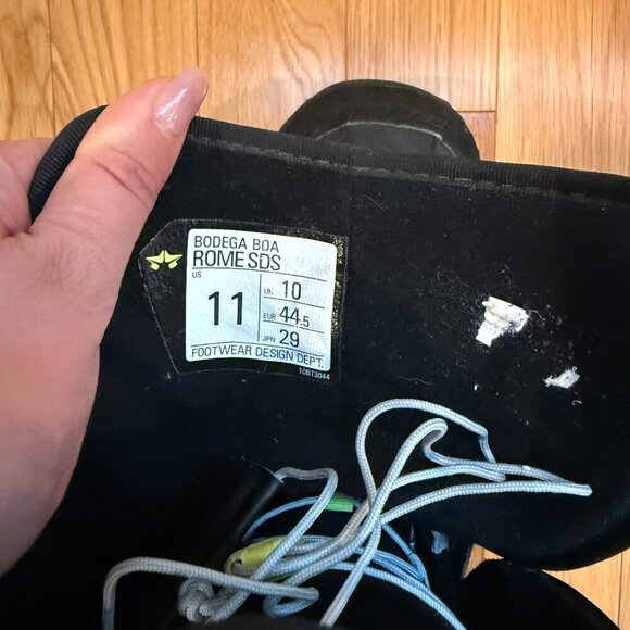 Rome SDS Bodega Bodega Boa Snowboard Boots US 11 Black - Picture 11 of 11